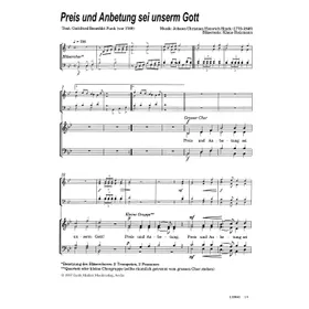 Produktbild des Artikels Preis und Anbetung sei unserm Gott (Noten - Download)