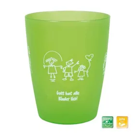 Produktbild des Artikels Kinderbecher "Gott hat alle Kinder lieb" - grün ()