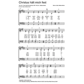 Produktbild des Artikels Christus hält mich fest (Noten - Download)