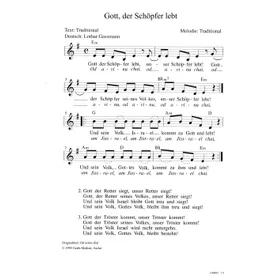 Produktbild des Artikels Gott, der Schöpfer lebt (Noten - Download)