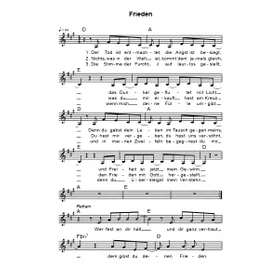 Produktbild des Artikels Frieden (Noten - Download)
