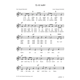 Produktbild des Artikels Es ist wahr (Noten - Download)