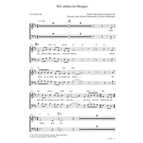 Produktbild des Artikels Wir stehen im Morgen (Noten - Download)