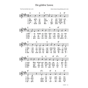 Produktbild des Artikels Die güldene Sonne (Noten - Download)