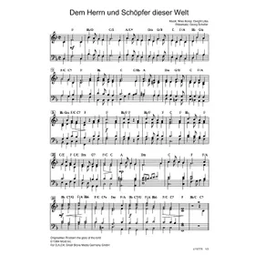 Produktbild des Artikels Dem Herrn und Schöpfer dieser Welt (Noten - Download)