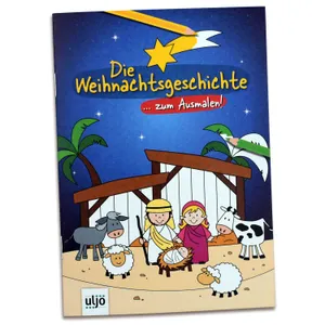 Produktbild des Artikels Malheft - Die Weihnachtsgeschichte (Schreibwaren - Geheftet)
