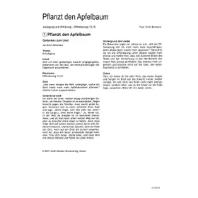 Produktbild des Artikels Pflanzt den Apfelbaum (Noten - Download)