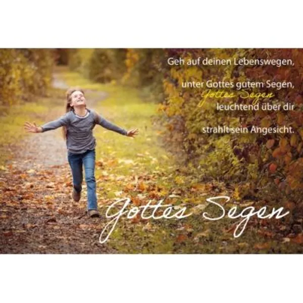 Produktbild des Artikels CD-Card: Geh auf deinen Lebenswegen (Schreibwaren)