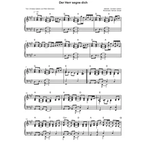 Produktbild des Artikels Der Herr segne dich (Noten - Download)