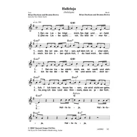 Produktbild des Artikels Halleluja (Noten - Download)