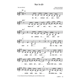 Produktbild des Artikels Nur in dir (Noten - Download)
