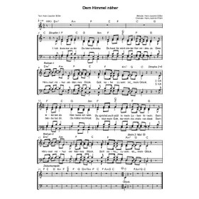 Produktbild des Artikels Dem Himmel näher (Noten - Download)