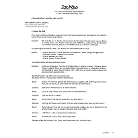 Produktbild des Artikels Zachäus (Szenentexte) (Noten - Download)