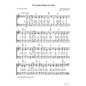 Produktbild des Artikels Es ist kein Raum für dich (Noten - Download)