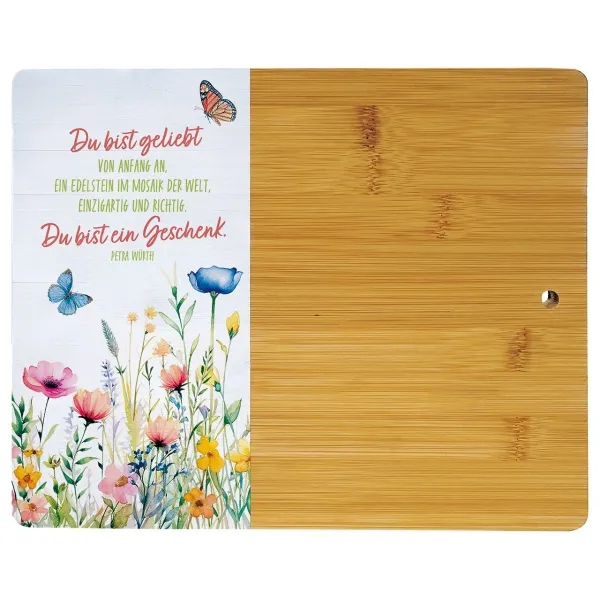 Produktbild des Artikels Bambus-Brettchen "Du bist ein Geschenk" ()