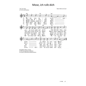 Produktbild des Artikels Mose, ich rufe dich (Noten - Download)