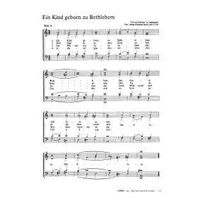 Produktbild des Artikels Ein Kind geborn zu Bethlehem (Noten - Download)