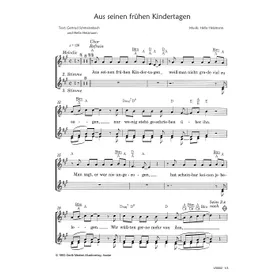 Produktbild des Artikels Aus seinen frühen Kindertagen (Noten - Download)