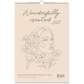 Produktbild des Artikels Wonderfully created 2027 - Wandkalender (Kalender - Spiralbindung)