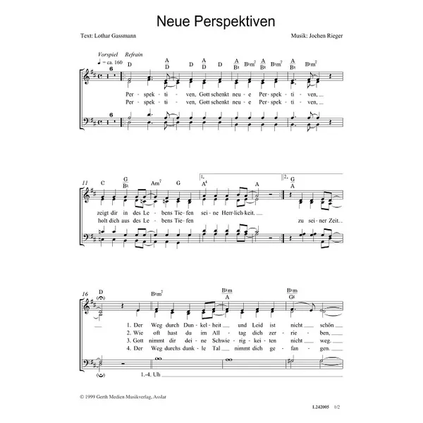 Produktbild des Artikels Neue Perspektiven (Noten - Download)
