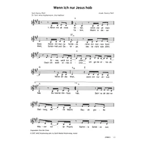 Produktbild des Artikels Wenn ich nur Jesus hab (Noten - Download)