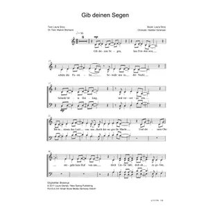 Produktbild des Artikels Gib deinen Segen (Noten - Download)