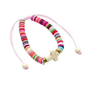 Produktbild des Artikels Armband "Kreuzperle" - rosa ()