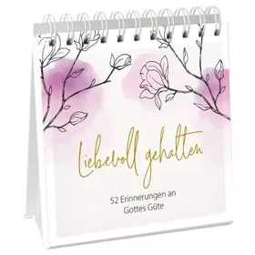 Produktbild des Artikels Liebevoll gehalten - Aufstellbuch (Buch - Spiralbindung)