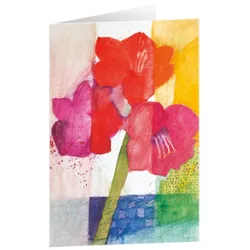 Produktbild des Artikels Kunstkarten "Amaryllis" 5 Stk. (Schreibwaren)