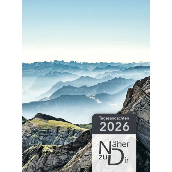 Produktbild des Artikels Näher zu Dir 2026 - Buchkalender Motiv Berge (Kalender - Taschenbuch)