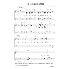 Produktbild des Artikels He Is A Living God (Noten - Download)