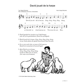 Produktbild des Artikels David jouait de la harpe (Noten - Download)