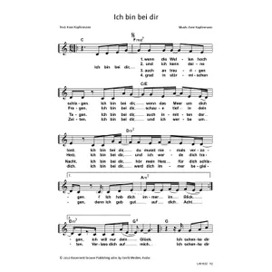Produktbild des Artikels Ich bin bei dir (Noten - Download)