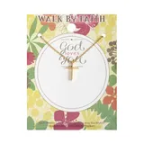 Stimmungsbild zu Halskette mit Anhänger Kreuz, Goldauflage