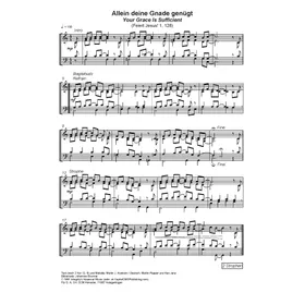 Produktbild des Artikels Allein deine Gnade genügt (Noten - Download)