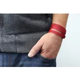 Stimmungsbild zu Wickelarmband Leder "Glaube, Hoffnung und Liebe"