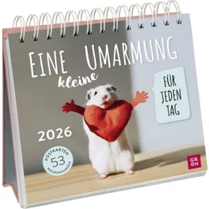 Produktbild des Artikels Eine kleine Umarmung für jeden Tag 2026 - Postkartenkalender (Kalender - Spiralbindung)