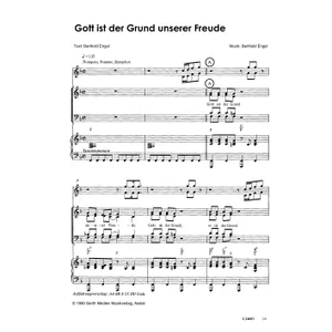 Produktbild des Artikels Gott ist der Grund unserer Freude (Noten - Download)