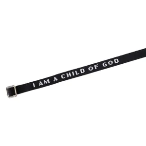 Produktbild des Artikels Armband "I Am a child of God" - schwarz ()