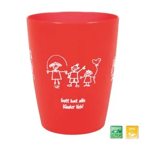 Produktbild des Artikels Kinderbecher "Gott hat alle Kinder lieb" - rot ()
