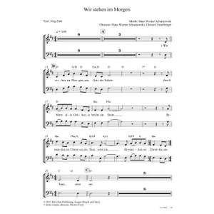 Produktbild des Artikels Wir stehen im Morgen (Noten - Download)