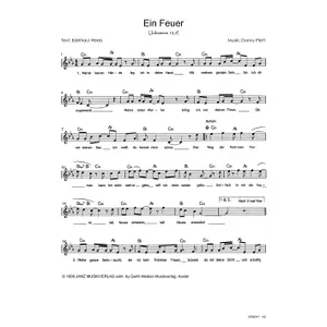 Produktbild des Artikels Ein Feuer (Noten - Download)