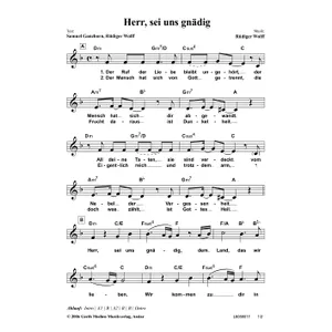 Produktbild des Artikels Herr, sei uns gnädig (Noten - Download)