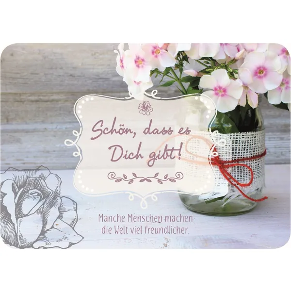 Produktbild des Artikels Schön, dass es Dich gibt! - Postkarte (Schreibwaren)