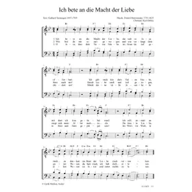 Produktbild des Artikels Ich bete an die Macht der Liebe (Noten - Download)