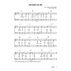 Produktbild des Artikels Ich steh vor dir (Noten - Download)