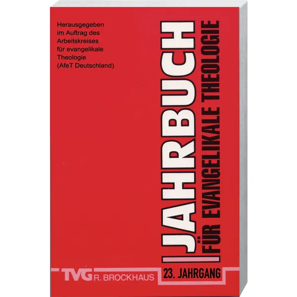 Produktbild des Artikels Jahrbuch für Evangelikale Theologie 2010 (Buch - Paperback)
