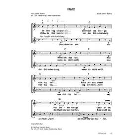 Produktbild des Artikels Halt (Noten - Download)