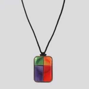 Produktbild des Artikels Kette mit Anhänger Kreuz "Lebensfarben" ()