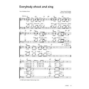 Produktbild des Artikels Everybody Shout And Sing (Noten - Download)